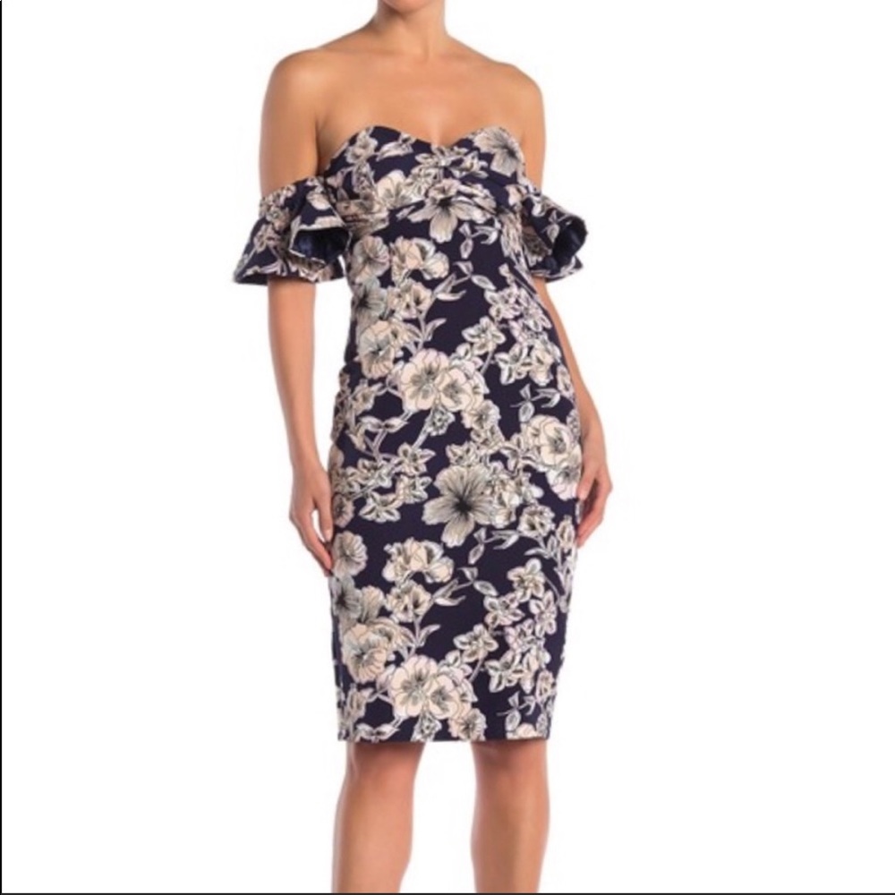Bardot Casey floral sheath dress